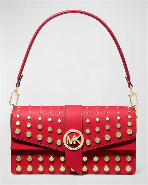 michael kors greenwich bag pink|mk greenwich shoulder bag.